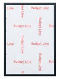 aluminium wissellijst M135 Budget Line mat zwart