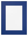 Passepartout Blau - Standardmaße
