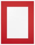 Passepartout Rot - Standardmaße