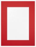 Passepartout Rot - Standardmaße