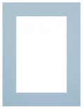Passepartout Hellblau - Standardmaße