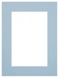 Passepartout Hellblau - Standardmaße