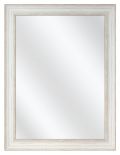 Spiegel mit Tiefgrundig Rahmen - Alt Weiß