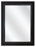 Spiegel mit Streifen Rahmen - Schwarz