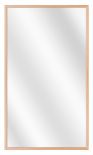 Spiegel met Vlakke Aluminium Lijst - Beuken - 20x50 cm